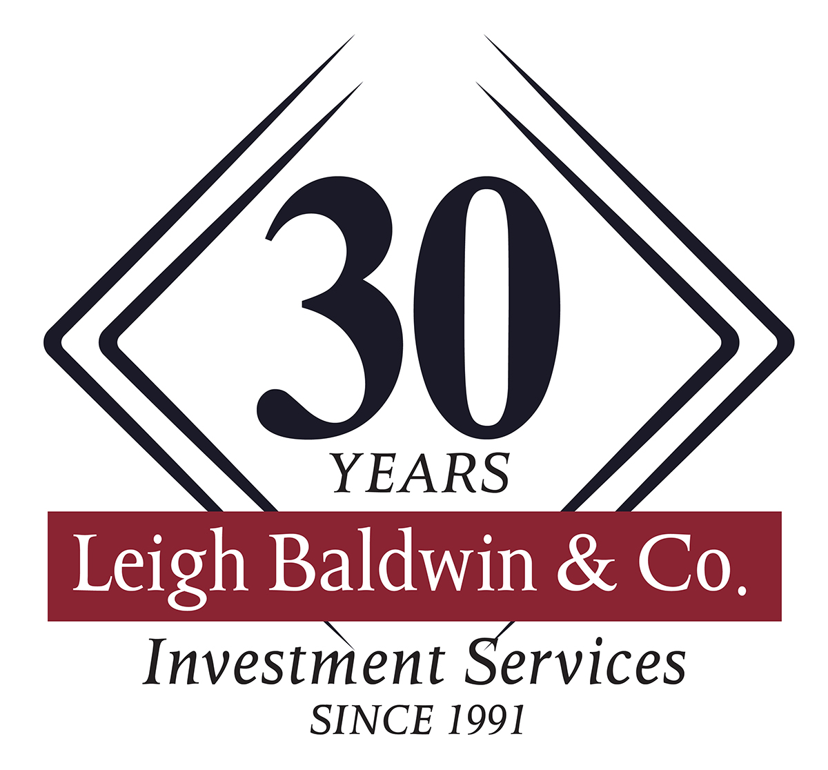 16745_30Anniversary_Logo Leigh Baldwin & Co Investment Services - 30 Years Badge