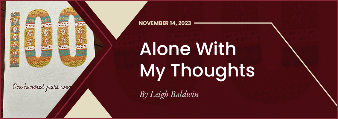 Alone with My Thoughts - 11/14/23